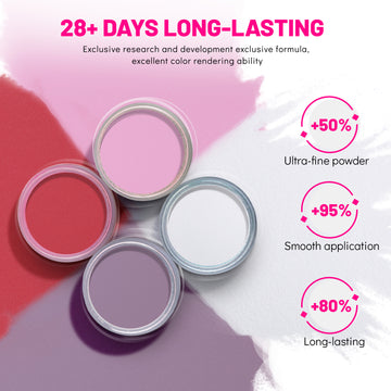 Aokitec 8 Colors Dip Powder Nail Kit - Pink Lady Series